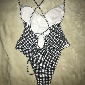 Checkered one piece